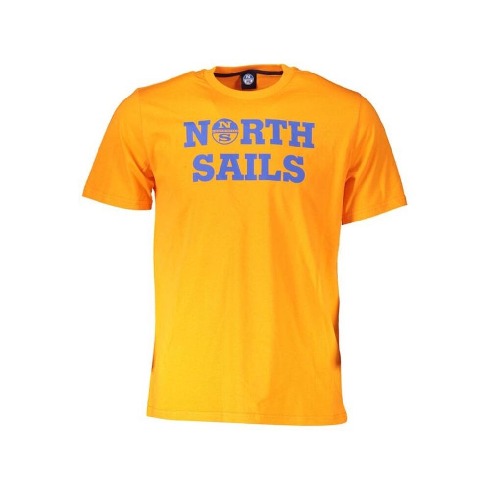 North Sails Arancione Cotton Men Men's T-Shirt
